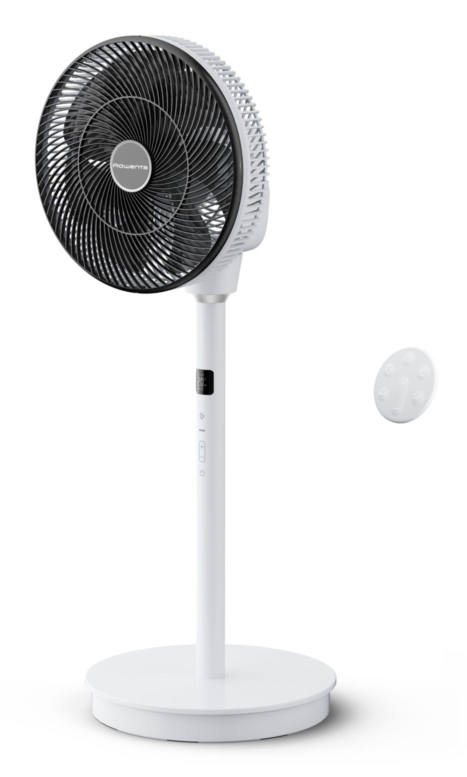 Rowenta QV5040F0 Turbo Swift Silence - Vloerventilator - Zwart/Wit