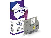 Armor K80014W4 TZe label tape Noir sur blanc 6mm x 8m