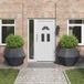 Maison Exclusive Jardinières, 2 pièces, anthracite, 100 x 100 x 80 cm, acier