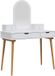 vidaXL Ensemble de coiffeuse FAUSKE 4 pièces Blanc 100 x 50 x 143 cm
