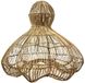 lumisky Rotan Lampenkap Rond Beige 60 cm