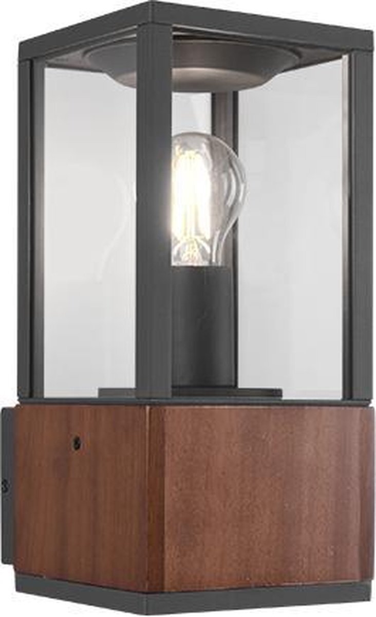 TRIO LEUCHTEN Trio Wandlamp Garonne IP44 | Hout