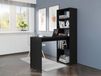 Mobistoxx HARMO Bureau avec étagère 120 cm noir