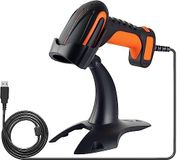 Tera Pro krachtige industriële 1D 2D QR barcodescanner met kabel en standaard