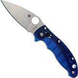 Spyderco Manix 2 Translucent Blue PE - C101PBL2