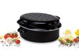 Karl Krüger GBCS38 braadpan 7,5 l Zwart Emaille