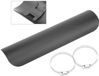 Bol Moto Bouclier thermique d'échappement Universel 2.0-2.76in Noir Fer Pince Protecteur thermique avec Boucle ronde réglable pour