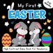Easter Basket Stuffer: Easter High Contrast Baby Book for Newborns 0-12 Months