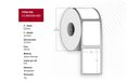 Capture CA-800284-605 printeretiket Wit 10,2 x 15,2 cm Polyester Permanent Direct thermisch