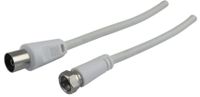 Schwaiger KVCK173 532 coax-kabel 3 m F IEC Wit