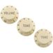 Fender Road Worn Stratocaster Knobs Aged White
