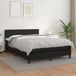 Maison Exclusive - Sommier à lattes de lit avec matelas noir 140x200 cm similicuir