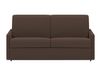 CALIFE canapé-lit 3 places express en tissu marron