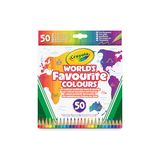 Crayola World's Favourite Colours, 50 kleurpotloden