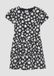 s.Oliver Jurk met all-over print, pofmouwen en plooien voor baby meisje