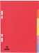 ELBA kartonnen register, blanco, 170 x 220 mm, diverse kleuren, 6-delig