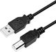 LogiLink CU0009B USB-kabel 5 m USB 2.0 USB A USB B Zwart