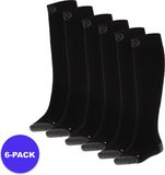 Apollo Chaussettes de ski enfant - Unisexe - Noir - Taille 23/26 - Lot de 6