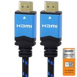 PremiumCord 4K High Speed HDMI 2.0B-kabel, 1 m, M/M, 18 Gbps met ethernet, compatibel met video 4K @60Hz UHD 2160p, 3D vergulde aansluitingen, katoenen ommanteling, 1 m