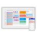 XORO CPF 10 E1 Digitale familiekalender, 10 inch touchscreen, wifi-fotolijst met kalender, taken, maaltijdplanning, 1280 x 800 display, 16 GB geheugen, familie-organizer