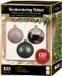 Bellatio Decorations Shoppartners Bv Kerstbal en piek set 130x zilver-donkergroen-lichtroze voor 180 cm boom