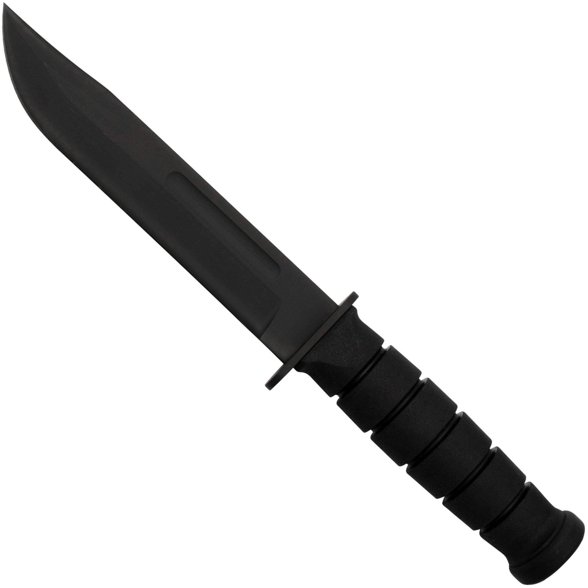 Spartan Blades Spartan KA-BAR SB54 CPM MagnaCut, Black, Black Kydex Sheath, vaststaand mes