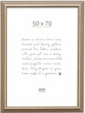 Deknudt Frames Fotolijst S221F3 - Bruin met Naturel Accent - 50x70 cm