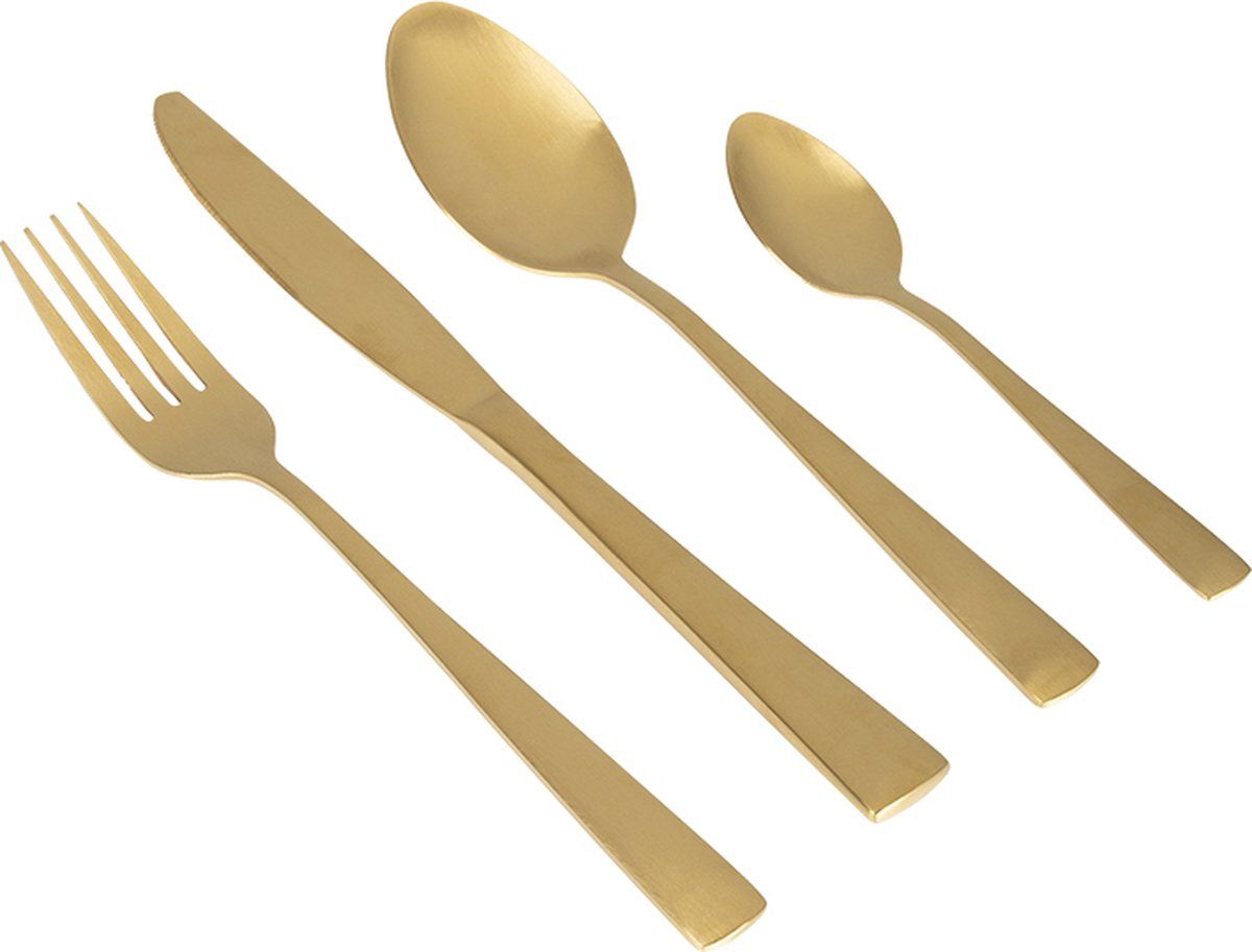 Gimex Bestek Goud 16-Delig - 4024374191221