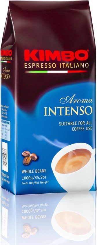 Kimbo Aroma Intenso Koffiebonen - Krachtige Smaak - 1kg