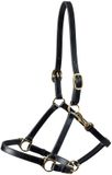 Premier Equine Leren halster voor paarden - Cob - Zwart