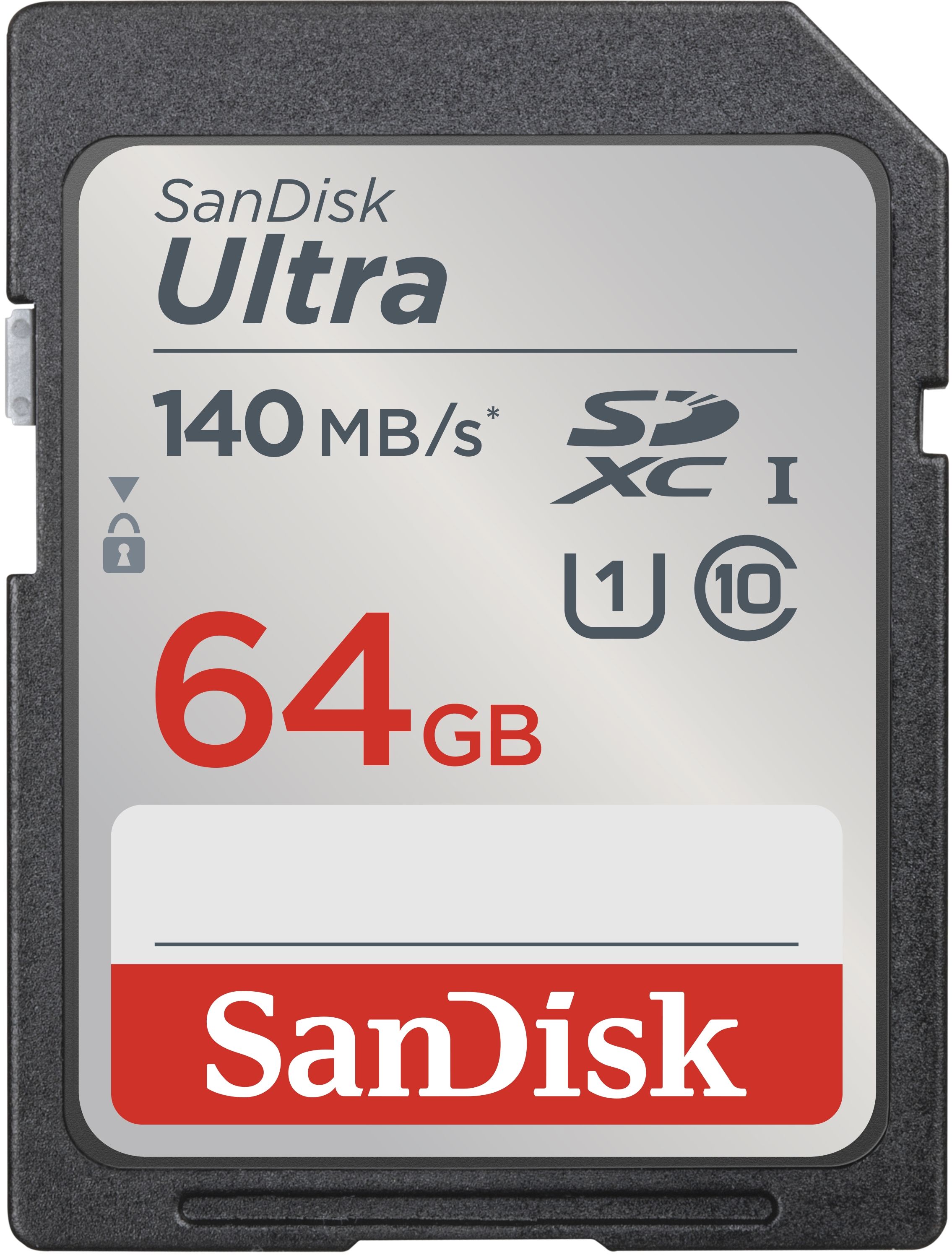 SanDisk Ultra 64GB SDXC Memory Card - 120MB/s - Class 10