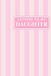 Letters to My Daughter: Blank Lined Notebook for New Moms & Baby Girls