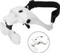 Lunettes loupe - Lunettes loupe - Lunettes loupe avec éclairage LED - Lunettes loupe