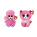 TY - Knuffel - Beanie Boo's - Camilla Poodle & Reagan Cat