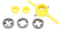 Merkloos / Sans marque Shenzhen Haorui Industrial Technology Co., Ltd. Draad Tool Maker Pijp NPT Ronde Stans Set Pijp Inrijger Sanitair Handleiding Handgereedschap 1/2 Inch 3/4 Inch 1 Inch - PVC - hoogwaardige kwaliteit .