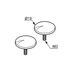 Kludi Accessoires - Jeu de vis - décoratif, chrome 7615605-00