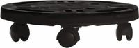 vidaXL Chariot pour plantes à roulettes 170 kg diamètre 30 cm noir