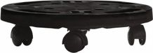 vidaXL Chariot pour plantes à roulettes 170 kg diamètre 30 cm noir