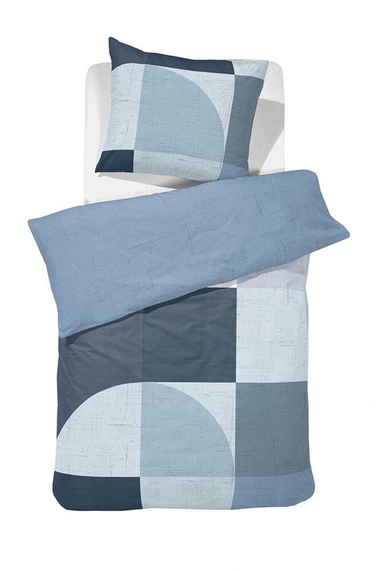 Cinderella Dekbedovertrek Rune - Blauw - 140x220