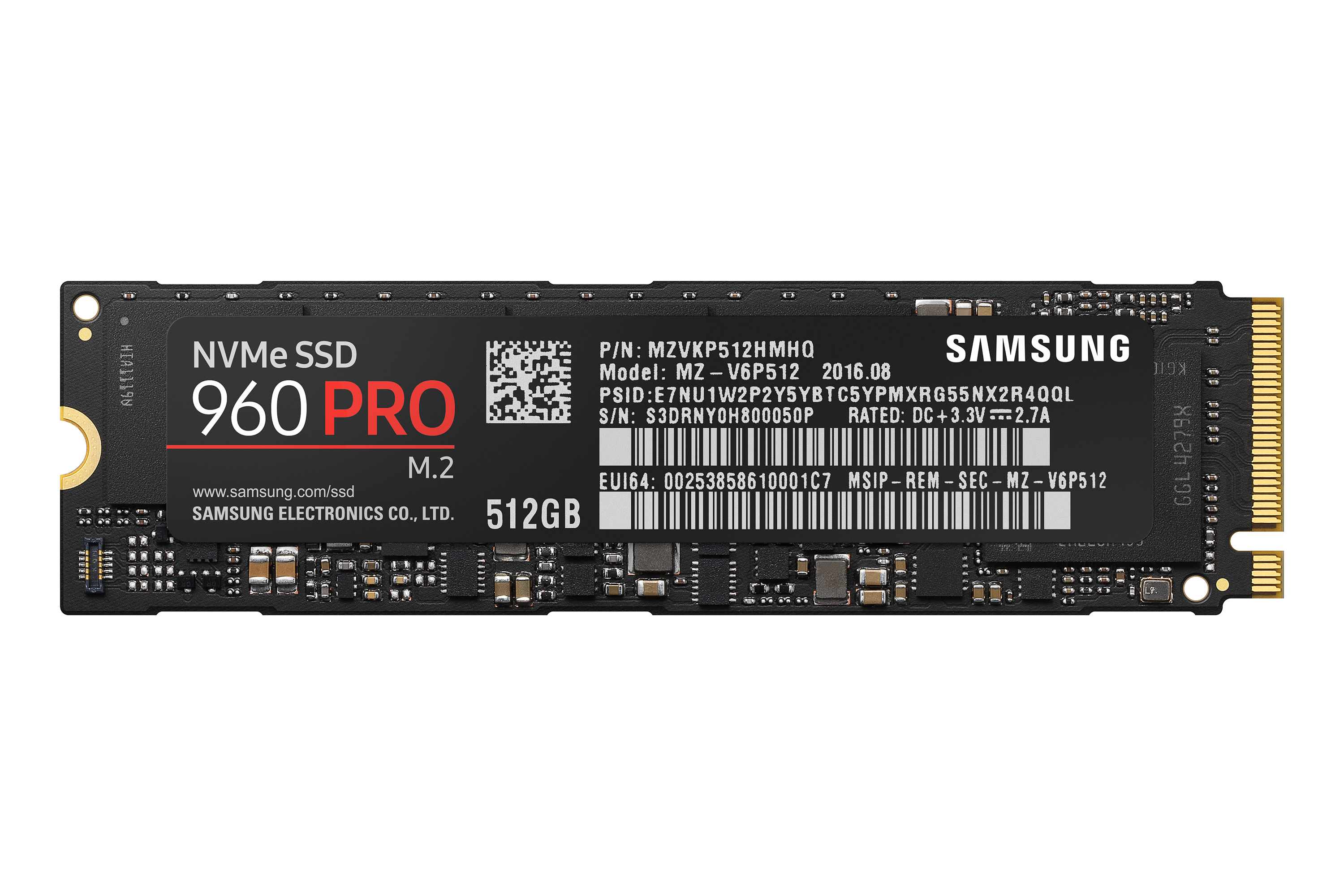 Samsung 960 PRO NVMe M.2 SSD