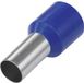 TRU COMPONENTS 1091270 Adereindhulzen 16 mm² Deels geïsoleerd Blauw 100 stuk(s)