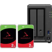 Synology DS725+ + Seagate Ironwolf 2TB Duo Pack