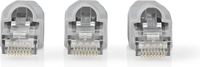 Nedis Connecteur RJ45 - Mâle - UTP CAT6 Solide - Droit - Plaqué or - 10 Pièces - PVC - Gris - Boîte