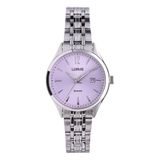 Lorus RJ299BX9 Horloge Vrouwen Paars Analoog Quartz Staal 30mm