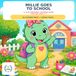 Millie Goes to School: A Fun Dinosaur Coloring Book for Kids Ages 3-7