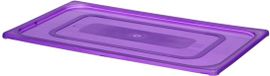 HENDI Deksel voor GN-containers – allergenenindicatie – vaatwasmachinebestendig – 530x325 mm – paars