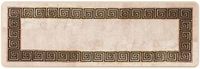 vidaXL - Tapijt - Runner - MARSA - Beige en Zwart - 50 x 150 cm - Polyester