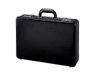 ALASSIO - Attachékoffer TAROMINA, van hoogwaardig leer, 45,5 x 33 x 10(+2) cm, zwart