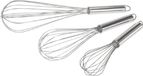 Merkloos Garde/klopper set - 3-delig - Zilver - RVS