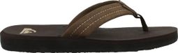 Quiksilver Carver Suede Heren Slippers - Brown - Maat 40